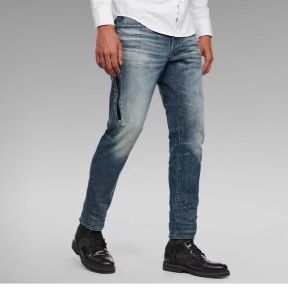 G-Star Raw Citishield Men's 3D Regular Rise Slim Tapered Jeans33 x 34